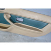 96-99 BMW Z3 Roadster Door Panels Pair Moss Green Leather Interior Trim OEM