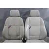 Reupholstered 97-99 BMW E36 M3 Convertible Sedan Front Sport Seat Pair Dove Grey