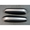 2000-2006 BMW E46 3-Series Coupe Rear Armrest Moulding Pair Brushed Aluminum OEM