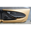 08-10 BMW E63 E64 650i Front Interior Door Card Panel Trim Pair Saddle Brown OEM