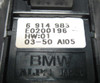 BMW E85 Z4 Passenger's Window Switch 2003-2004 USED OEM