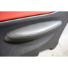 09-13 BMW E88 1-Series Convertible Rear Seat Side Trim Panels Red Leather OEM