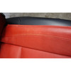 09-13 BMW E88 1-Series Factory Front Seat Pair Coral Red Leather Heated OEM