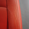 09-13 BMW E88 1-Series Factory Front Seat Pair Coral Red Leather Heated OEM
