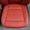 09-13 BMW E88 1-Series Factory Front Seat Pair Coral Red Leather Heated OEM
