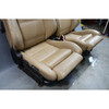 87-93 BMW E30 Convertible Front Sport Seat Pair Natur Beige Leather OEM