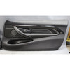 15-20 BMW F82 F83 M4 Front Interior Door Card Panel Trim Pair Black Leather OEM