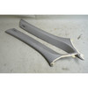 2005-2010 BMW E83 X3 Front A Pillar Windshield Trim Pair Grey Cloth OEM