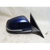 Damaged 2013-2019 BMW F30 3-Series 4dr Left Power Fold Side Mirror Blue C10 OEM