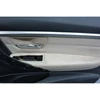 12-18 BMW F30 3-Series F31 Front Interior Door Panels Oyster Beige Leather OEM