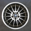 97-03 BMW E39 5-Series Factory 17x9 Style 32 Radial Spoke Rear Alloy Wheel OEM