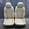 14-16 BMW F10 5-Series F07 Front Comfort Seat Pair Ivory White Napa Leather OEM