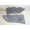 BMW E46 Convertible Rear Side Trim Panel Insert Pair Grey 2000-2006 OEM
