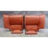 Damaged 2008-2013 BMW E92 M3 Rear Seat Bottom Bench Pads Fox Red Leather OEM