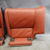 Damaged 2008-2013 BMW E92 M3 Rear Seat Bottom Bench Pads Fox Red Leather OEM