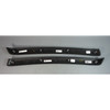 08-13 BMW E92 E93 M3 Rear Side Armrest Trim Strip Pair Black Carbon Leather OEM