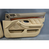 96-03 BMW E39 5-Series Touring Sedan Front Interior Door Panel Pair Beige OEM