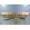 Damaged 97-99 BMW E36 Coupe Convertible Front Door Panel Trim Pair Beige OEM