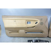 Damaged 97-99 BMW E36 Coupe Convertible Front Door Panel Trim Pair Beige OEM