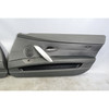 BMW Z4 E85 E86 Roadster Coupe Door Panel Card Leather Trim Pair Black 2003-2008