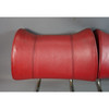 Damaged 1972-1976 BMW E3 3.0 Bavaria Sedan Rear Seat Headrest Pair Red OEM