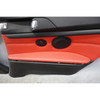 07-13 BMW E92 3-Series 2door Interior Rear Lateral Trim Panel Red Leather OEM