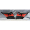 07-13 BMW E92 3-Series 2door Interior Rear Lateral Trim Panel Red Leather OEM