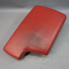 07-13 BMW E90 E92 3-Series Front Center Console Armrest Coral Red Leather OEM