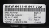 BMW E85 Z4 Roadster Climate Control Panel w Automatic AC Heat  2003-2005 OEM