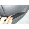 Damaged 1996-2002 BMW Z3 Int Door Panel Trim Skin Pair Black Classic Leather OEM