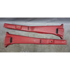 1972-1976 BMW E3 3.0 Sedan Bavaria Interior B Pillar Column Trim Pair Red OEM