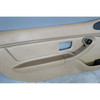1996-1999 BMW Z3 Roadster Door Panel Leather Trim Skin Pair Beige Leather OEM