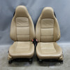 1996-2000 BMW Z3 Roadster Basic Front Seat Pair Beige Oregon Leather OEM