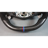 Damaged BMW E9x M3 DCT Custom Carbon Alcantara Steering Wheel Flat Bottom
