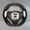 Damaged BMW E9x M3 DCT Custom Carbon Alcantara Steering Wheel Flat Bottom