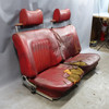 Damaged 1969-1974 BMW E3 2500 2800 3.0S Sedan Front Seat Pair Red OEM