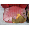 Damaged 1969-1974 BMW E3 2500 2800 3.0S Sedan Front Seat Pair Red OEM