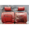 Damaged 1969-1974 BMW E3 2500 2800 3.0S Sedan Front Seat Pair Red OEM
