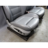 2000-2006 BMW E46 3-Series Convertible Front Sport Seat Pair Grey Leather OEM
