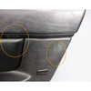 1996-2002 BMW Z3 Int Door Panel Trim Skin Pair Black Classic Leather OEM