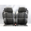  08-13 BMW E93 M3 Convertible Front Sport Seat Pair Black Leather OEM