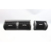 1996-2002 BMW Z3 Center and Right Dashboard Air Vent Pair Black OEM 