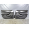 2018-2023 BMW F90 M5 Front Interior Door Card Panel Trim Pair Black Leather OEM