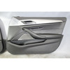 2018-2023 BMW F90 M5 Front Interior Door Card Panel Trim Pair Black Leather OEM