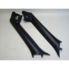 Damaged 2003-2008 BMW E85 Z4 Roadster A- Pillar Column Trim Covers Black OEM