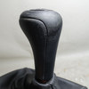 BMW E39 540i 6-Speed Factory Shift Knob Boot Black Leather 1997-2003 OEM