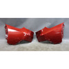 07-10 BMW E70 X5 Rear Bumper Side Fender Trim Panels Pair Vermilion Red OEM