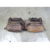 Damaged BMW E3 Bavaria E9 2002tii 4-Pot Front Brake Caliper Pair 1966-1976 OEM