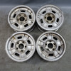 1969-1989 BMW E3 E12 E24 14x6 Light Alloy Wheel Set of 4 Rims OEM