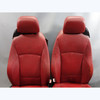 2003-2008 BMW E85 E86 Z4 Roadster Coupe Factory Front Seat Pair Red Leather OEM